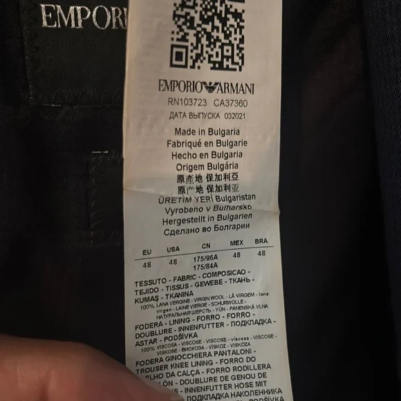 Men's Navy Suit